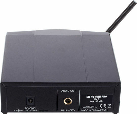 AKG WMS 40 Mini Instrument ISM1 Set Drahtlos Δυναμικό Mikrofon Clip-On, Gürtel