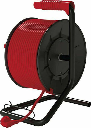 Emos Closed Type Extension Reel Cord 3 x 1.5mm²/25m Black