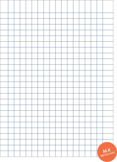 Salko Paper Caiet Matematică (Cutie pătrată) B5 50 de Foi Ex-Blue Albastru 1buc
