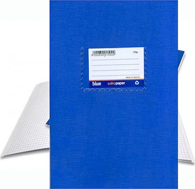 Salko Paper Notebook Maths (Square Box) B5 50 Sheets Blue Blue 1pcs