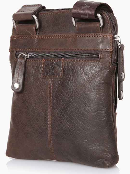 Leather Men's Bag Shoulder / Crossbody Brown