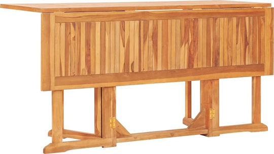 Wooden Masa pentru spații exterioare Pliabil 150x90x75buc