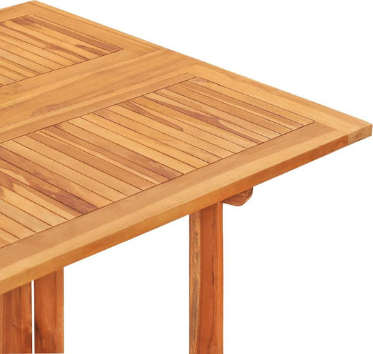 Wooden Masa pentru spații exterioare Pliabil 150x90x75buc