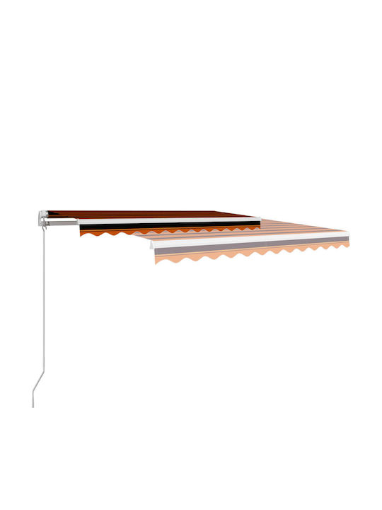 vidaXL Terrace Wall Tent Orange 3x2.5cm