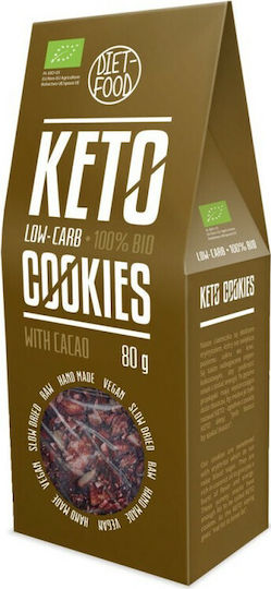 Diet-Food Organic Biscuits Protein Keto Cocoa 1pcs 80gr