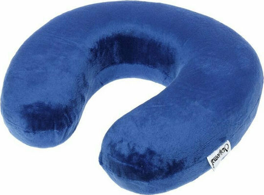 Diplomat Memory Foam Travel Pillow Travel Set Pillow Blue