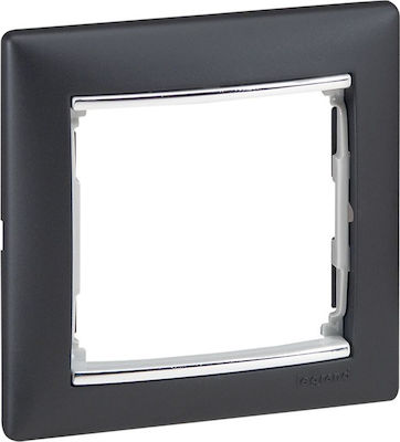 Legrand Valena Vertical Switch Frame 1-Slot Black 770391