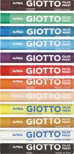 Giotto Ладопастели Olio Maxi 12цветове 000293000