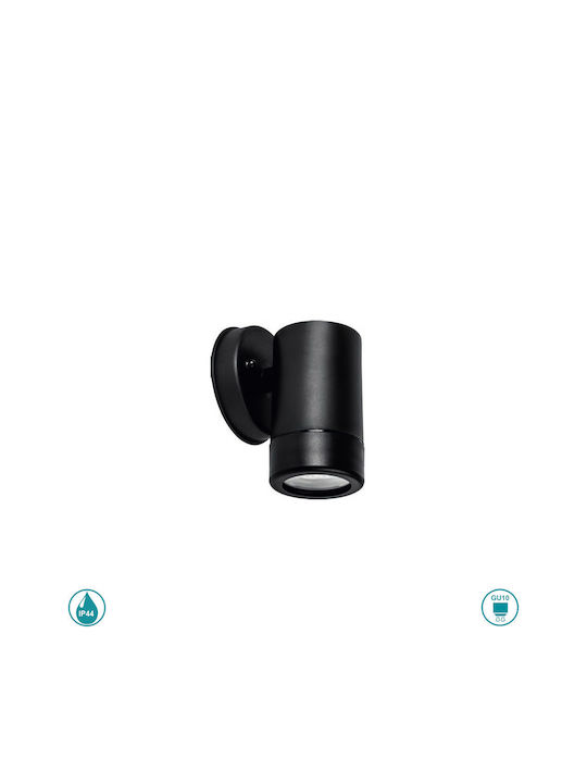 Spot Light Επιτοίχιο Εξωτερικό Σποτ GU10 IP44 Διπλής Δέσμης