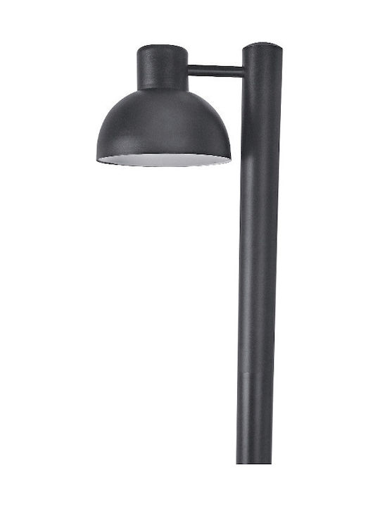 Aca Bero Outdoor Floor Lamp Kleine Post IP44 for E27 Bulb Schwarz