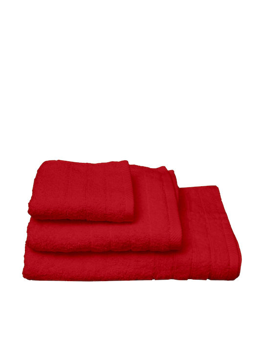 Sunshine Bath Towel Dory 80x150cm. Red 03 Weight 600gr/m²