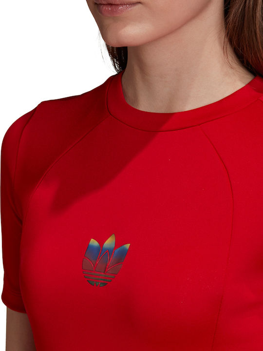 Adidas Adicolor T shirt Scarlet GJ7720 Skroutz.gr