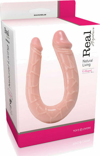 Toyz4lovers U Shaped Real Rapture Doppeldildo Flesh 15cm