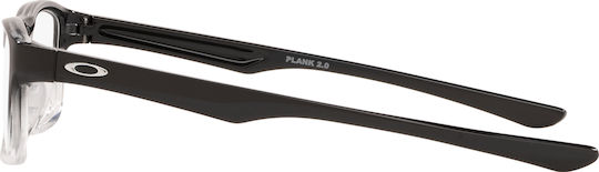 Oakley Plank 2.0 Ανδρικός Κοκκάλινος Σκελετός Γυαλιών σε Μαύρο Χρώμα OX8081-12