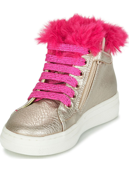 Kids Sneakers High Anatomic Gold