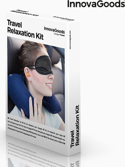 InnovaGoods Satz Ohrstöpsel, Maske und Kopfkissen