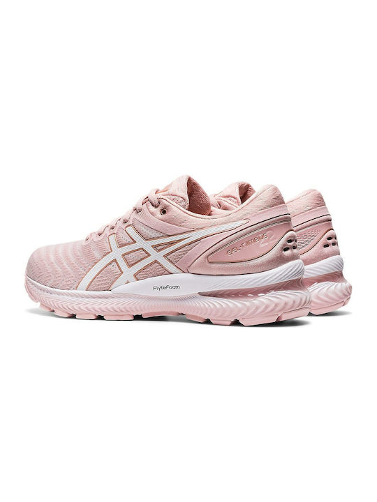 Gel-Nimbus 22 Sport Shoes Running Ginger Peach / White