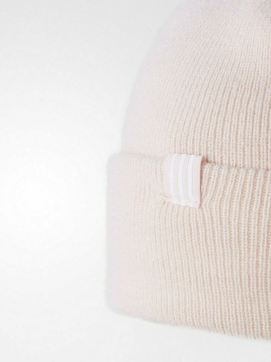 Beanie Beanie Knitted in Beige color