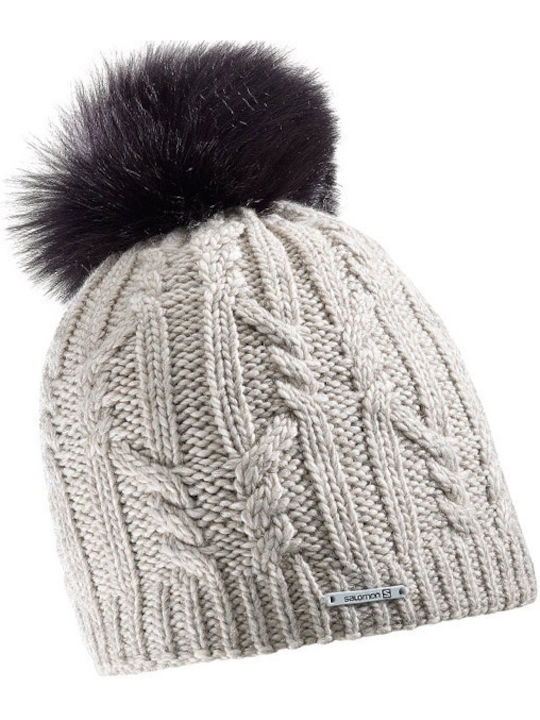 Ivy Γυναικείος Pom Pom Beanie Σκούφος σε Μπεζ χρώμα