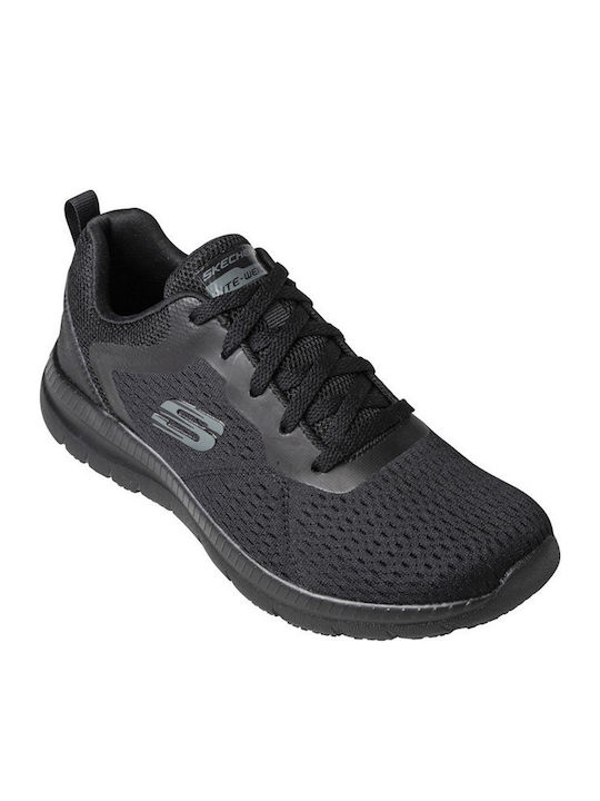 Engineered Mesh Lace-Up Damen Sneakers Schwarz