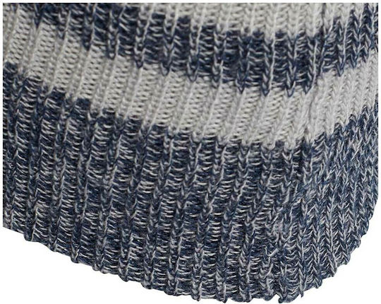 3-Stripes Шапка Мъжка Плетена Шапка В Сив Цвят