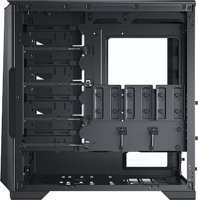 Phanteks Eclipse P500A DRGB Геймърско бюро Midi Tower Компютърна кутия със страничен прозорец Черен