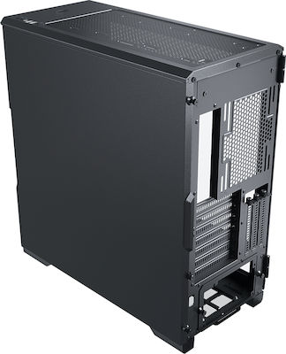Phanteks Eclipse P500A DRGB Геймърско бюро Midi Tower Компютърна кутия със страничен прозорец Черен