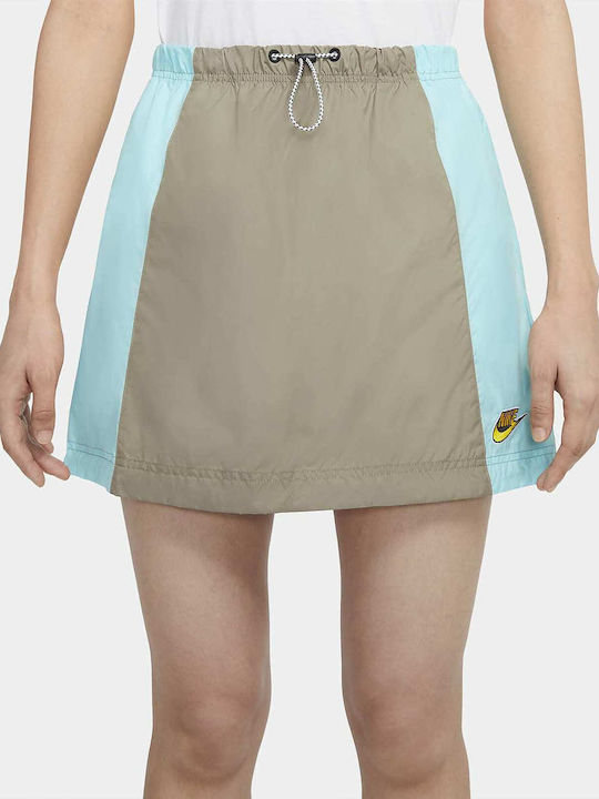 Sportswear Cu talie înaltă Mini Fustă Multicoloră