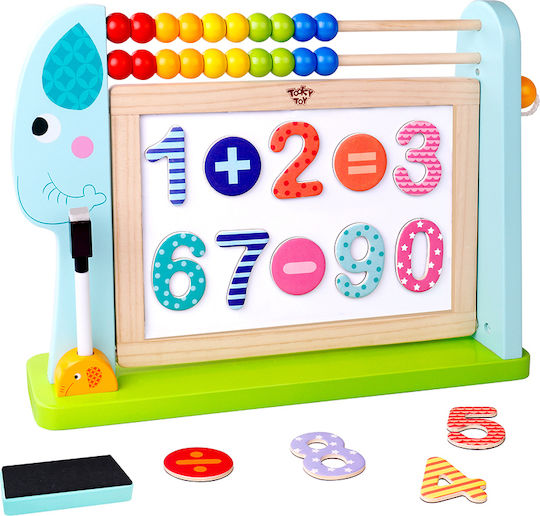 Tooky Toys Elephant Πίνακας Μαγνητικός / Μαυροπίνακας Διπλής Όψης 37.5x26.5εκ.