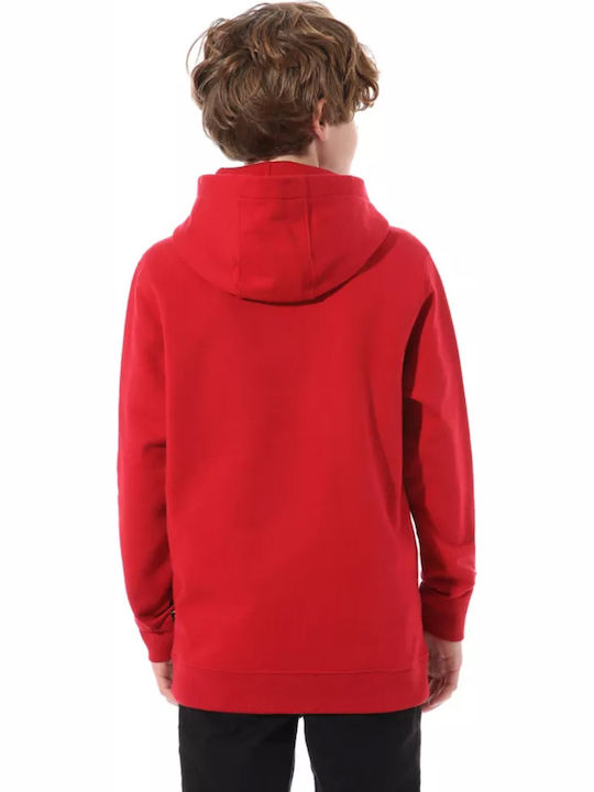 Kids Sweatshirt with Hood and Pockets Red Classic V II Hoodie Boys