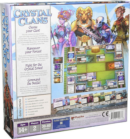 Board Game Crystal Clans Master Set for 2 Players 14+ Years Old (EN) Plaid Hat