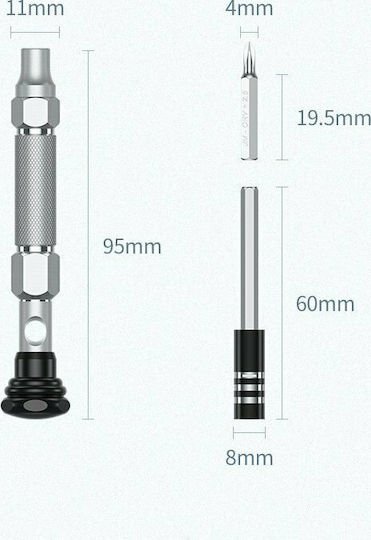 Ugreen CM372 Screwdriver with 38 Magnetic Interchangeable Tips