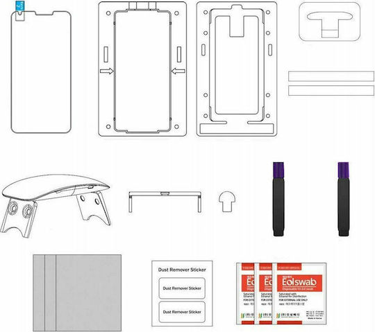 Whitestone Dome Glass Installation Kit 3D Full Face Tempered Glass (Galaxy Note 20 Ultra)