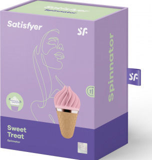 Satisfyer Sweet Treat Spinnator Mini Κλειτοριδικός Δονητής 10.4cm Ροζ