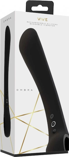 Vive Ombra Κλασικός Δονητής 21cm Black