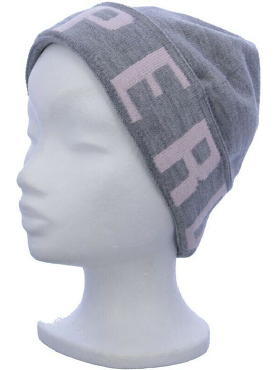 Urban Logo Beanie Γυναικείος Σκούφος Πλεκτός σε Γκρι χρώμα