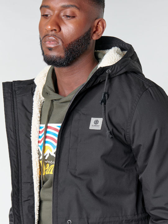 Stark Winter Jacke Parka Schwarz