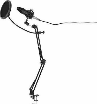 Πυκνωτικό Μικρόφωνο XLR BM-800 Mic Kit Τοποθέτηση Shock Mounted/Clip On Φωνής με Βραχίονα