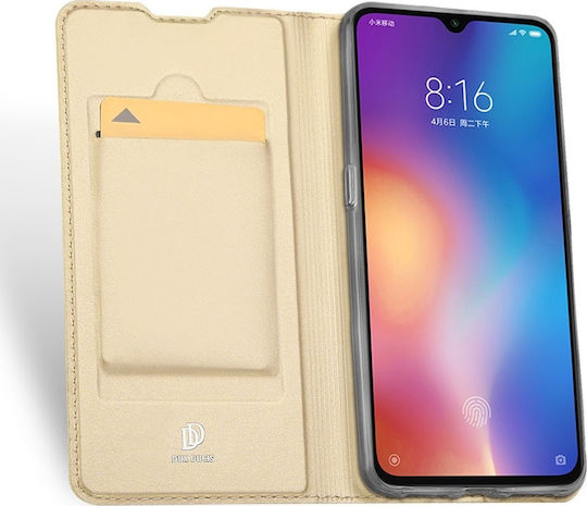 Dux Ducis Skin Pro Series Book Synthetic Leather Gold (Xiaomi Mi 9)