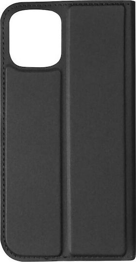 Powertech Книга Изкуствена кожа Черен (iPhone 11 Pro Max)