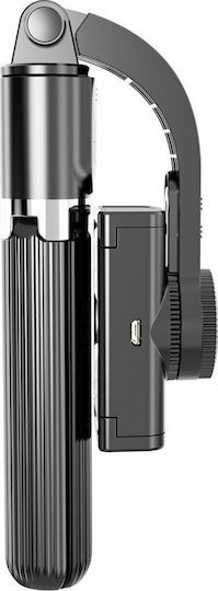 IRiSfot L08 Selfie-Stick Handy-Stative Bluetooth-Schwarz