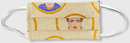 Ntampoudis Frida Kahlo Μάσκα Προστασίας Υφασμάτινη για Παιδιά 1τμχ