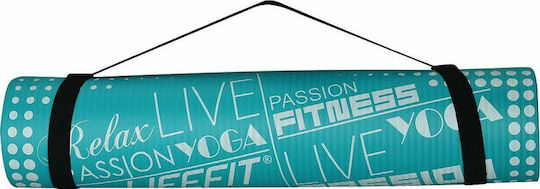 Lifefit Exclusive Fitnessmatte Pilates Türkis (100x58x1cm)