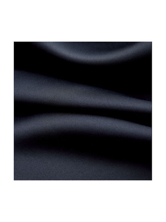vidaXL Set Blackout Curtains with Black Grommets 140x175cm