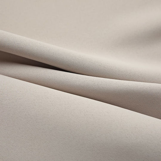 vidaXL Set of Beige Blackout Curtains with Grommets 140x225 cm