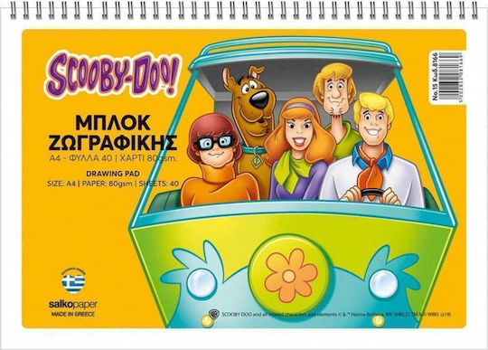 Salko Paper Drawing Pad Scooby Doo 1pcs