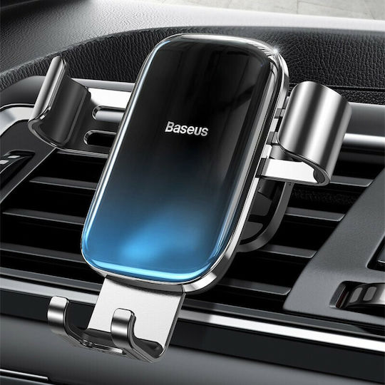 Baseus Glaze Gravity Βάση Κινητού Αυτοκινήτου 4" - 6.5" με Ρυθμιζόμενα Άγκιστρα Μαύρη
