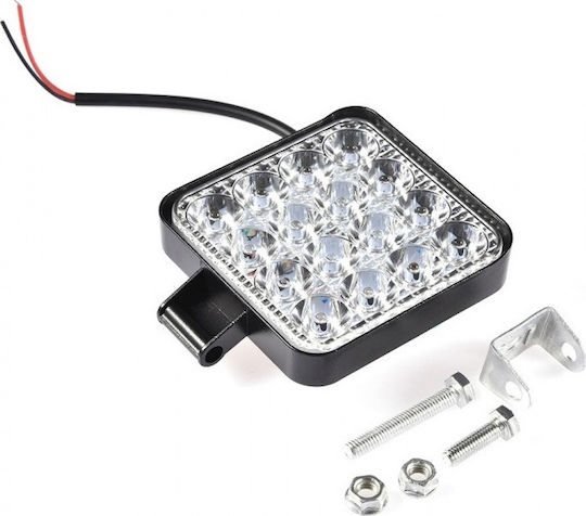 Square Headlights Car LED Universal 10 - 30V 48W 2pcs