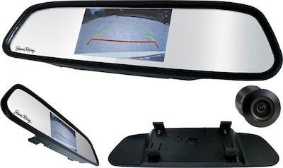 Simoni Racing Σύστημα Παρκαρίσματος Αυτοκινήτου Καθρέπτης με Κάμερα και 8 Αισθητήρες σε Μαύρο Χρώμα