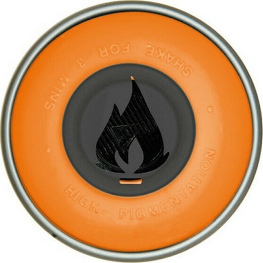 Flame Paint Spray Farbe Flame Orange Acryl mit Matt Effekt Signal Gelb 400ml